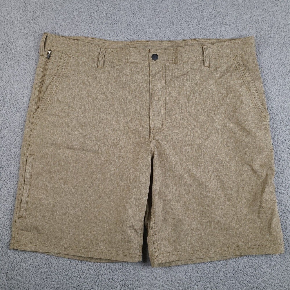 GH Bass & Co‎ Shorts Mens 43 Brown Explorer Golf Hiking Polyester Blend